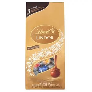 Lindt Lindor Chocolate Truffles Assorted Flavors 21.2 oz Irresistibly Smooth 5 Flavor Variety Pack Dark White Milk 800g