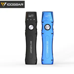 IDOGEAR EDC Magnetic Pocket Flashlight 1000 Lumens,365nm UV Light,Multi-Color,3 Modes,High Brightness Lighting for Outdoor WF02L