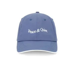 Museum of Peace and Quiet Wordmark Nylon Hat in Slate