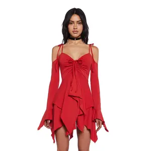 F is For Fairies™ Handkerchief Dress - Red