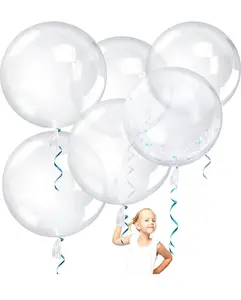 Bubble Clear Bobo Balloon 18-24"