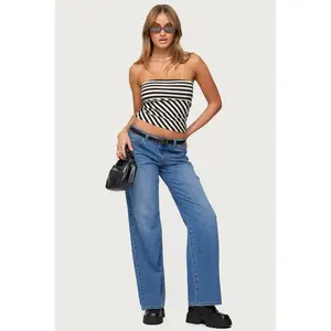 Nikoletta Low Rise Straight Leg Jeans