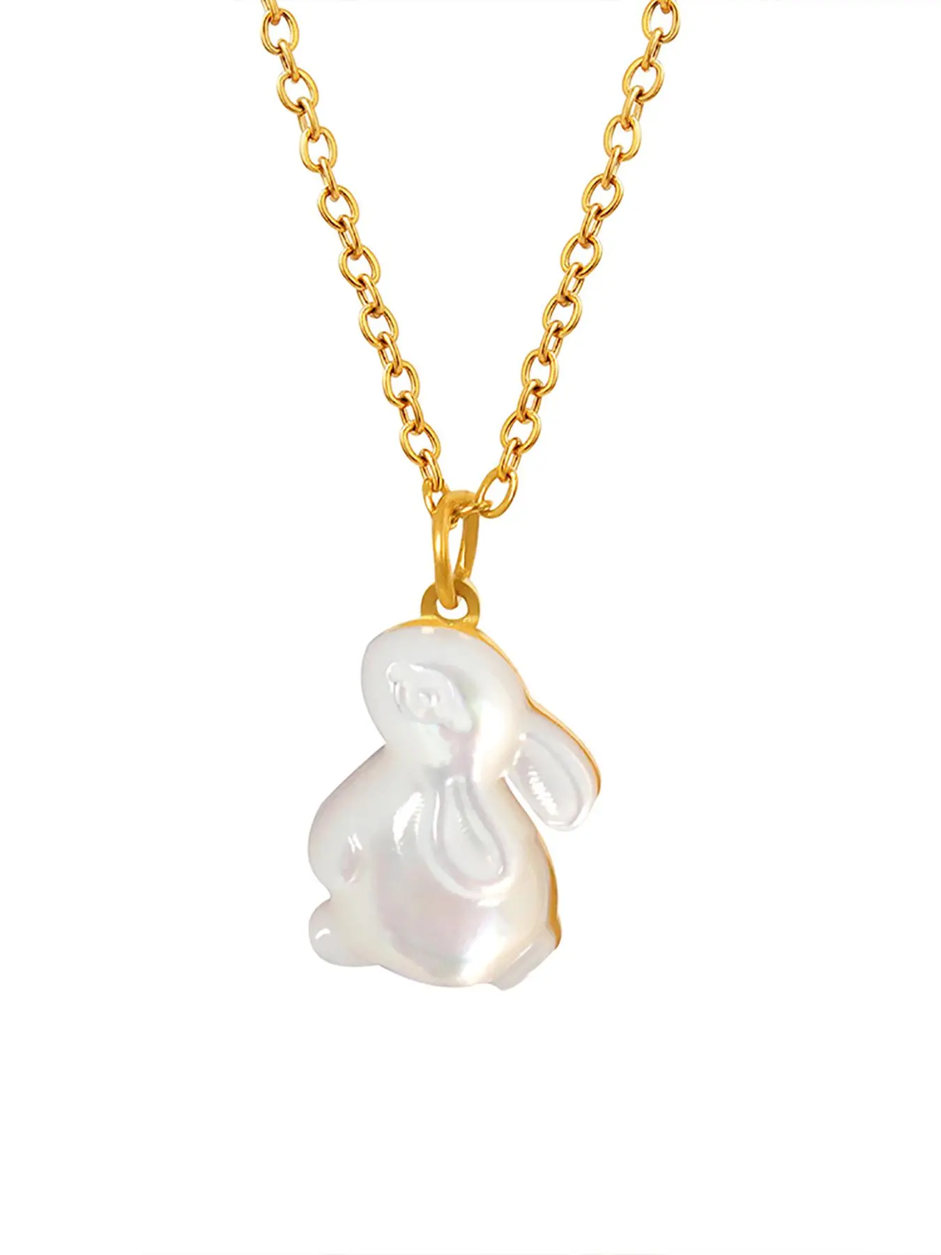 Cute Rabbit Design Pendant Necklace, Charm Necklace for Women, Fashion Jewelry for Party, Daily Clothing Decor, Trendy All-match & Exquisite Jewelry for Birthday Gift