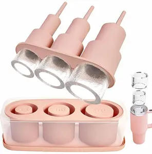 2025 Upgraded Ice Cube Mold for Stanley Cup 30oz, Tumbler Ice Mold for Stanley/Yeti/Simple Modern with Easy Demolding