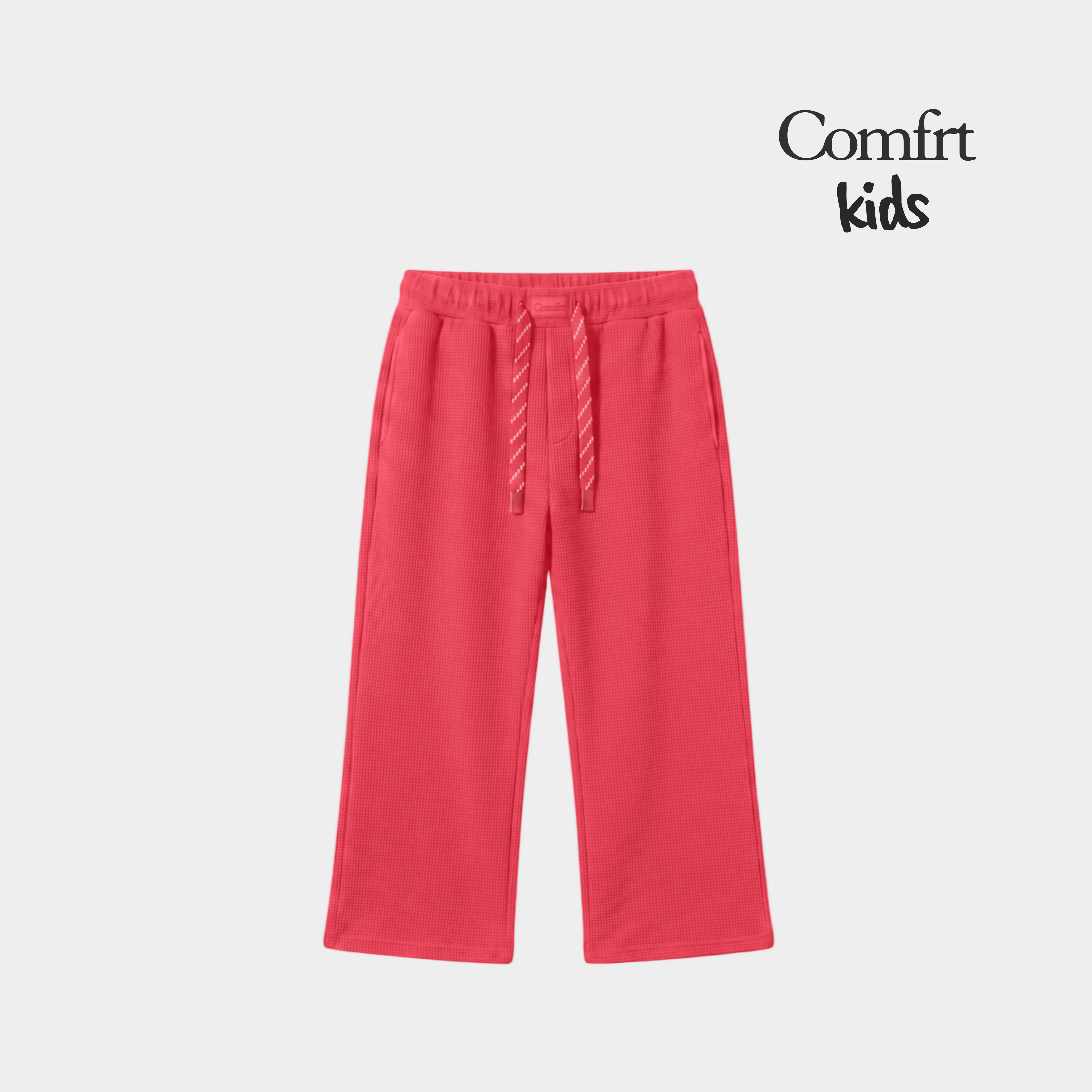 Comfrt Kids | Waffle Kids Lounge Pant | Soft Waffle Knit Lounge Pants For Children