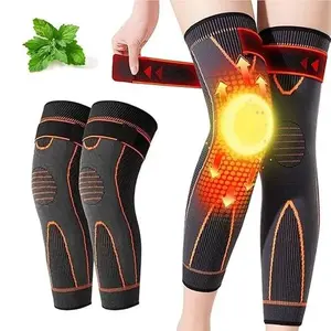 Self-Heating Knee Sleeve - Natural Ingredients, Unisex Comfortable Fit, Classic Black