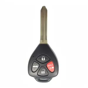Car Key Fob Replacement for 2007-2011 Toyota Camry, Auto Accessories with 4B FCC# HYQ12BBY/HYQ12BDC, 4D 67 Chip Car Key Accessory