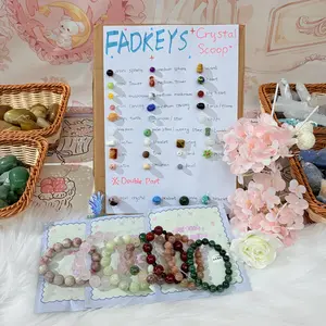 Fadkeys various stunning crystal bag with rare crystals surprise, Perfect for gift & collectors