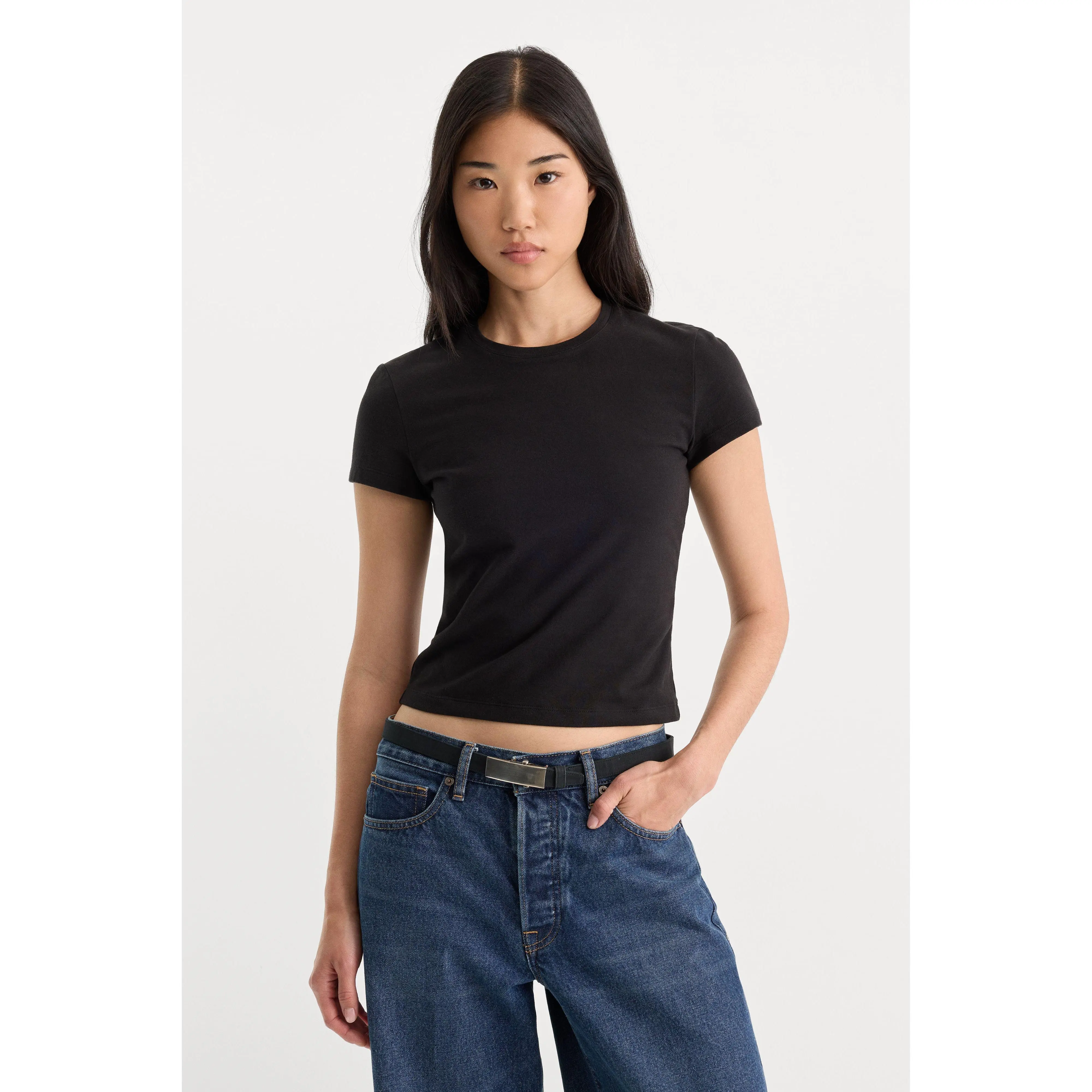 THE BABY TEE | BLACK