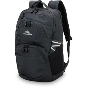 High Sierra Swoop SG Laptop Backpack, 1 Size Mercury Luggage Bag for Travel & Work with Drop-Protection Pocket and Tablet Sleeve