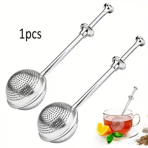 Press Tea Filter with Teapot Clamp and Tea Wax Separation Ball, Essential Tea Accessory for Perfect Brewing and Enjoyment, Tea Infuser, Tea Making Tool