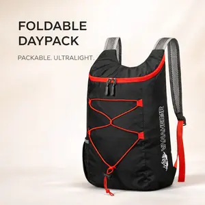 Ultralight Packable Backpack, Foldable Daypack with Storage Pouch, Travel Hiking Camping Commuting Beach Carry-On Day Bag, Bike Bag, Bicycle Backpack