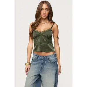 Tamar Satin Effect Tank Top