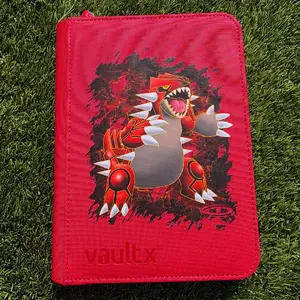 Vault X - Groudon Custom 4 Pocket Binder - Red
