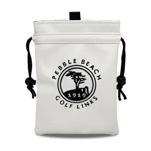 Golf Ball Bag, Portable Durable Golf Ball Storage Bag with Drawstring, Golf Club Accessories for Men and Women, Ideal Gift for Golf Enthusiasts