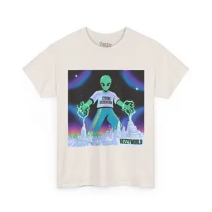 Alien Superstar Strong Dedication T-Shirt | VezzyWorld Galaxy Art