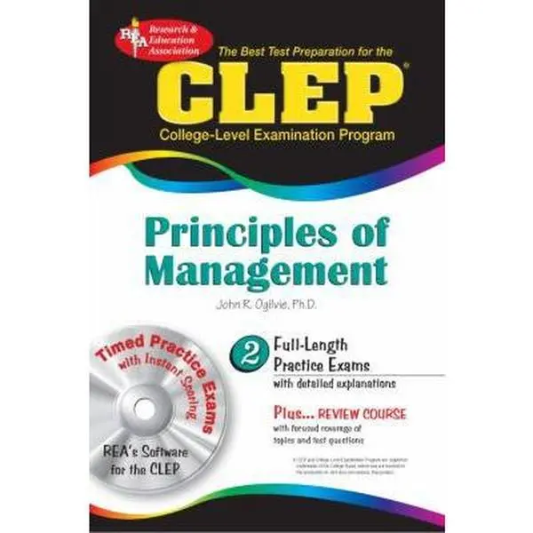 USED-CLEP Principles of Management w/ CD-ROM (CLEP Test Preparation) by Dr. John R Ogilvie Ph.D. (Paperback)