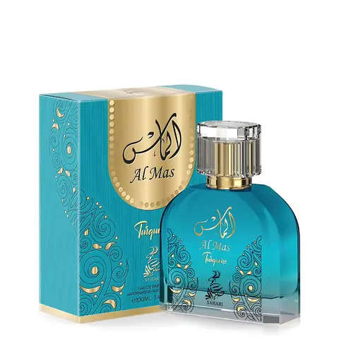 Women Al Mas Turquoise By Sahari Eau De Parfum 3.4 FL OZ 100ml Spray