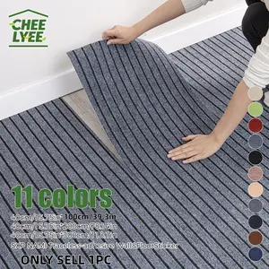 1 Roll Multifunctional Floor Mat, 40cm*1/2/3m Cuttable, Self-adhesive Carpet, Kitchen Bathroom Slip-resistant, Furniture Stair Protection Pad, Removable Residue-free Scratch-proof Wear-resistant, Cat Scratching Post, DIY Pet Mat