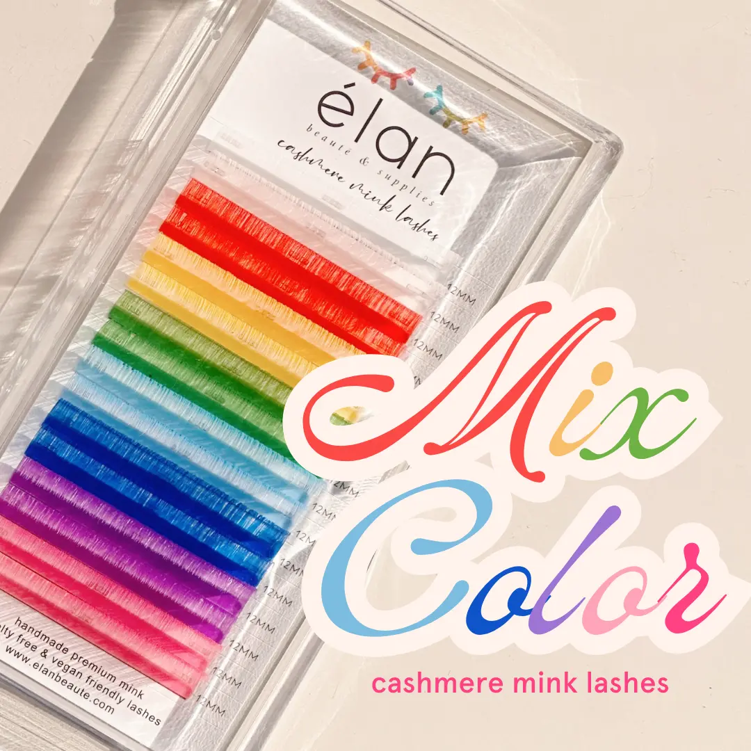 MIX COLORS cashmere mink lashes