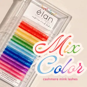 MIX COLORS cashmere mink lashes