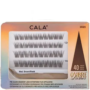 CALA Ombre Lash Clusters: Medium Brown