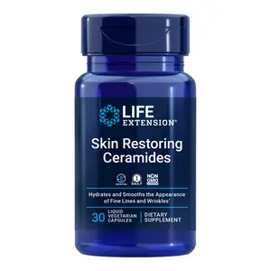 Life Extension Skin Restoring Ceramides 30 Liquid Vegetarian Capsules