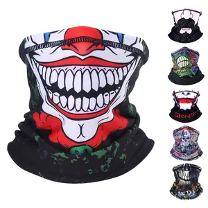 Halloween Themed Face Mask, Balaclava Face Mask, Balaclava Ski Masks, 1 Count Warmer Neck Gaiter Bandana for Cycling Motorcycle Hiking Skiing, Outdoor Sports Accessories for Men & Women, Face Cover, Protective Face Mask