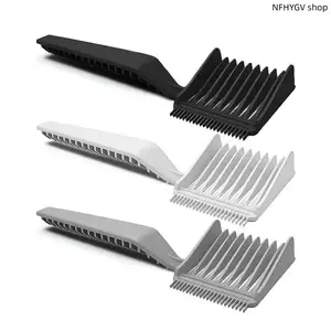 Three Pieces Men Gradient Hair Cutting Combs Professional Flat Top Styling Guide Combs Practical Hair Grooming Tools for Household Barber Use Daily Hair Trimming And Common Hairstyle Shaping Work