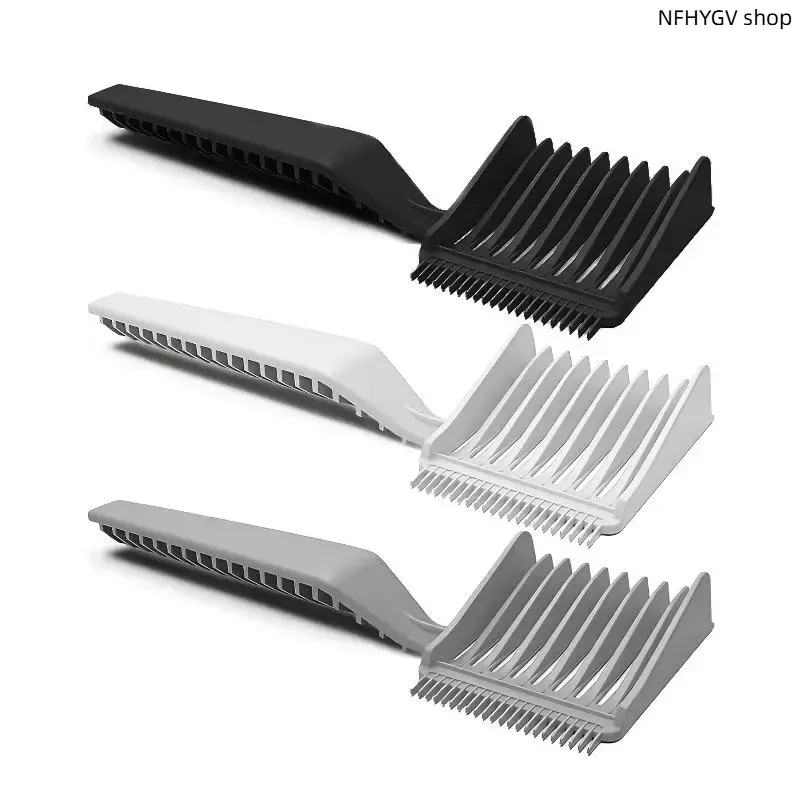 Three Pieces Men Gradient Hair Cutting Combs Professional Flat Top Styling Guide Combs Practical Hair Grooming Tools for Household Barber Use Daily Hair Trimming And Common Hairstyle Shaping Work