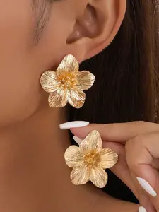 Flower Design Dangle Earrings, High Quality Earrings, Fashionable Jewelry for Women, Trendy All-match & Exquisite Jewelry for Birthday Gift