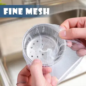 Get a gift for every two items purchased 100 Counts Kitchen Sink Strainer Mesh Bag Universal Fit for All Sinks & Drains Efficient Drain Filter Utensils