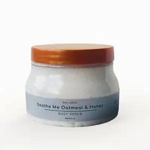 Soothe Me Oatmeal & Honey Sea Salt Body Scrub Sensitive Skin