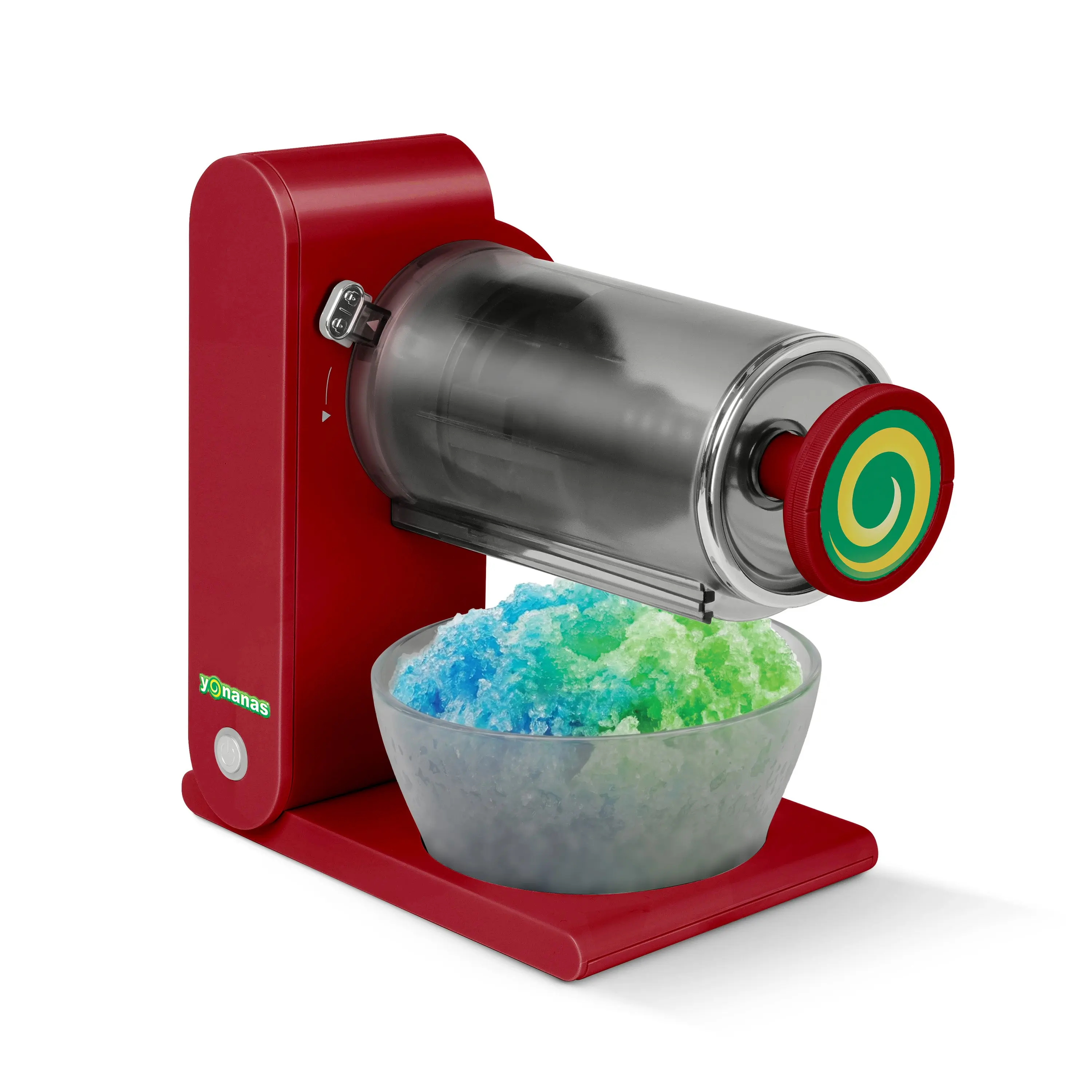 Yonanas Portable Snow Cone & Shaved Ice Machine, Cordless Design, 1-Touch On/Off, USB-C Compatible, Patio-Ready with Molds, One-Touch On/Off