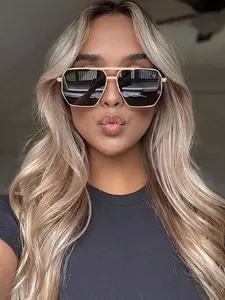 Classic Pilot Design Metal Frame Small Sunglasses for Women, Elegant and Precise, Perfect for Daily Use and Vacation Parties