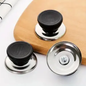 Replaceable Universal Pot Lid Handle, 5 Counts/set Anti-scalding Pot Lid Handle, Universal Design, Kitchen Accessories Pot Lid Cap, Top Bead