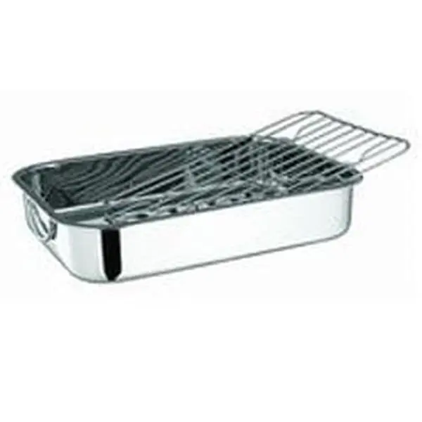 Premium Stainless Steel Lasagna Pan with Rack, Thick Bakeware with Handles for Oven Baking