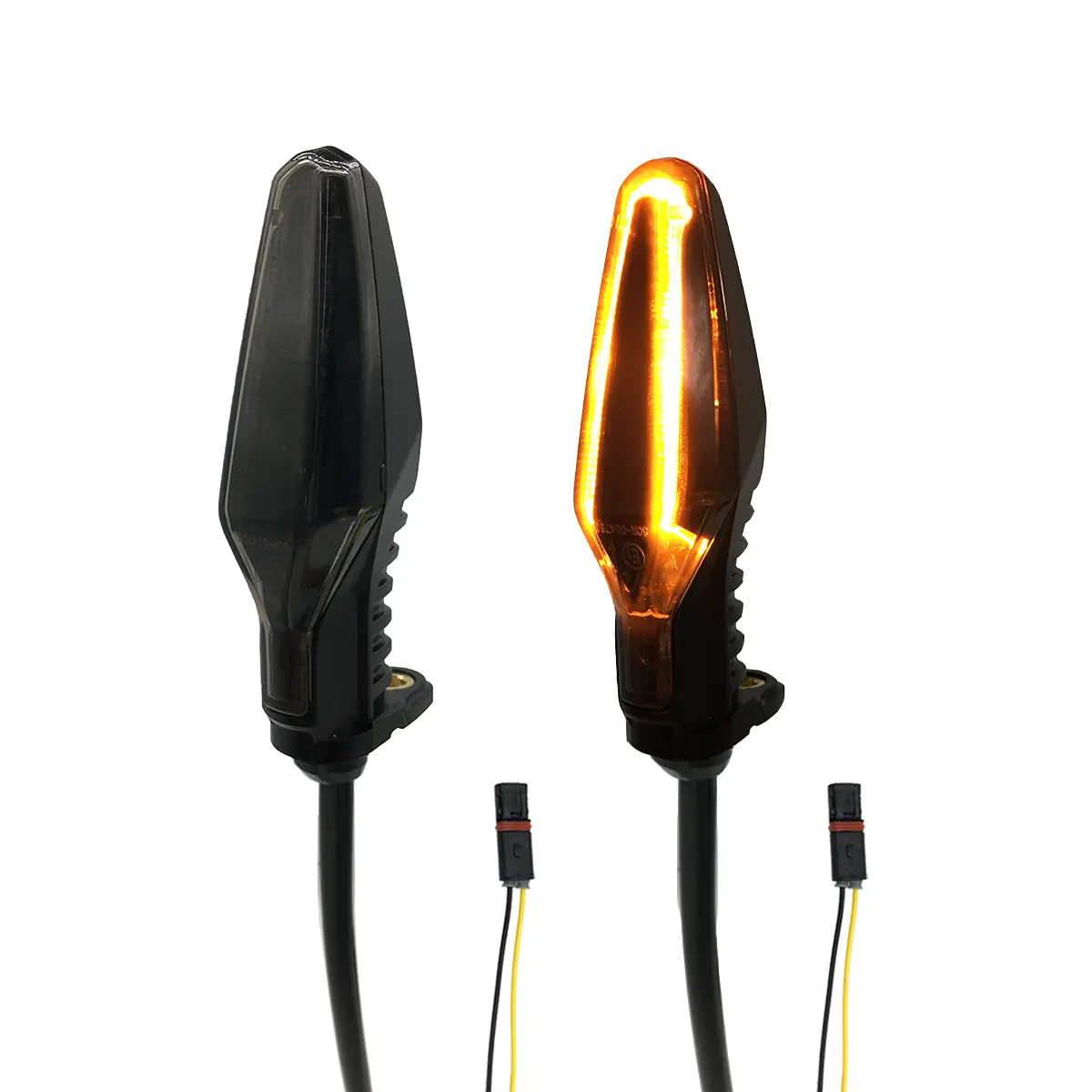 VRWEARE Universal 12V High Brightness IP67 Rated Plug Play Motorcycle LED Turn Signals Indicators Flashers, Reflective LED Lights Compatible with BMW R1200GS R1200R R1250GS R1250R LC ADV F750GS F850GS S1000RR S1000XR G310GS G310R
