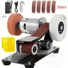 3-in-1 Stainless Steel Multi-Tool Kit - Tools and Gadgets, Work Accessories, 3-in-1 Sanding, 15-degree Angle Control Electric Sharpener, Adjustable Speed Bench Grinder, 7-Speed Buffer Polisher for Metal & Wood Use, Home Sharpening, DIY Projects