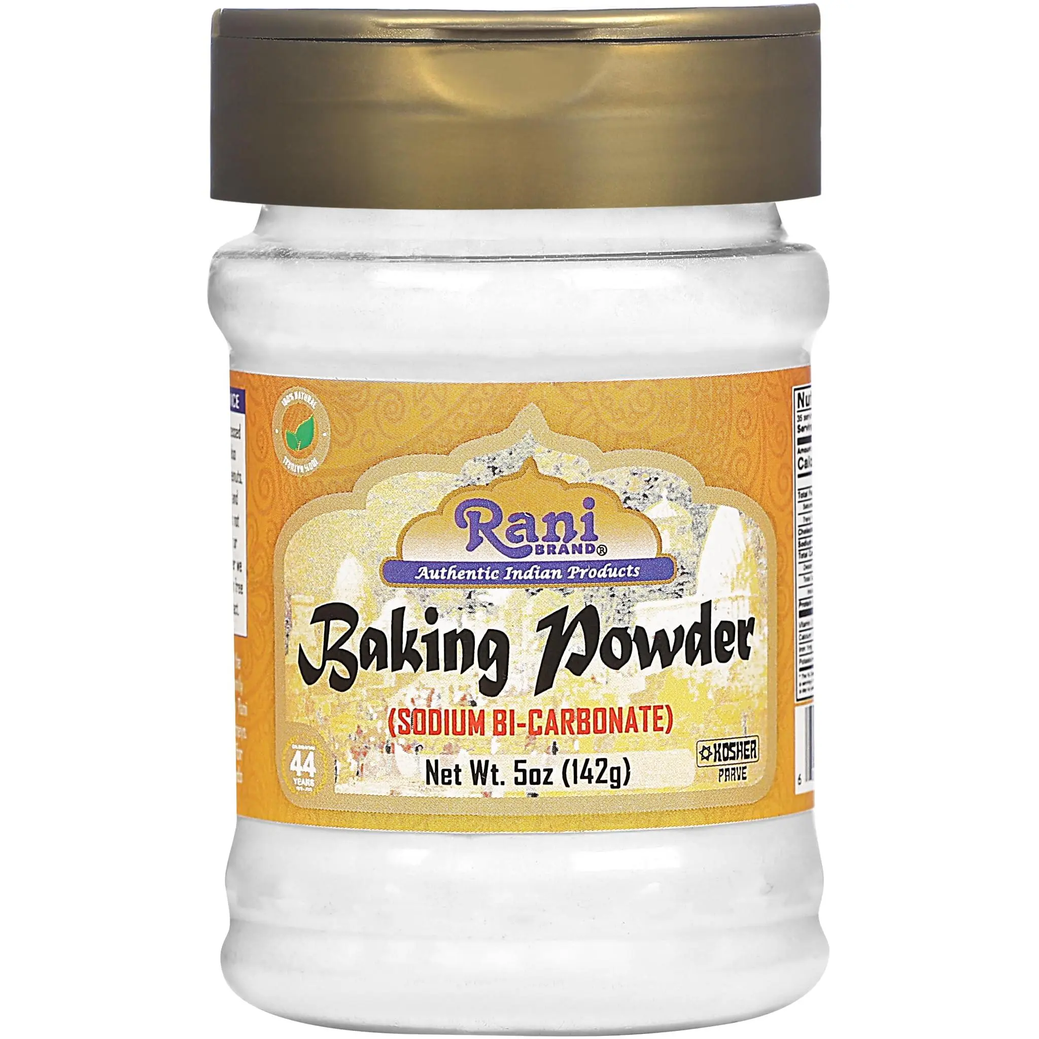 Rani Baking Powder 5oz (150g) PET Jar ~ Used for cooking, NON-GMO | Kosher | Indian Origin | Gluten Friendly