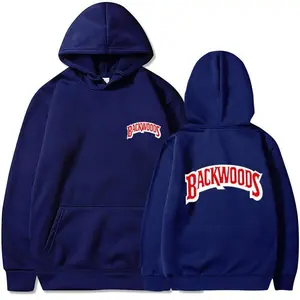 Backwoods Graphic Hoodie – Double Sided Unisex Streetwear Pullover for Fall Winter
