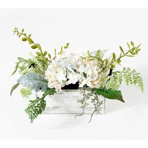Safavieh Faux 13" Hydrangea Potted Arrangement