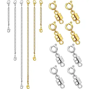 Necklace Extender and  Necklace Clasp,  Clasps for Bracelet Extenders  and Sliver Chain Extension for  Repair Kit