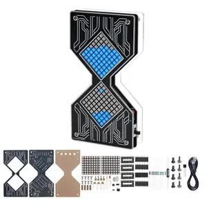 DIY Soldering Kit Electronic Sander Timer project with Countdown Function Buzzer Alarm Educational Electronics Assembly Project for Learning and Practice