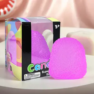 Purple Color Maltose Squishy Fidget Toy Stress Relief Squeeze Sensory Toys for Kids Adults Gift