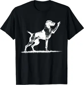 100% Cotton Rude Pointer Dog German Shorthaired Pointer Dog T-Shirt