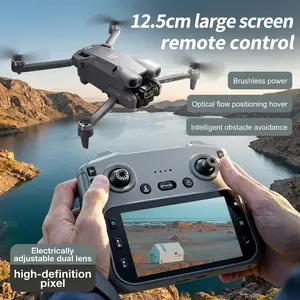 Drone MAX Upgraded 8K Dual-Camera Drone -Intelligent Obstacle Avoidance, BrushlessMotors, Dual Batteries, 5.6" HD DisplayController, Foldable & Night-Ready for Adultsand Beginners