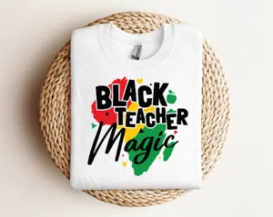 Black Teacher Magic DTF Transfers