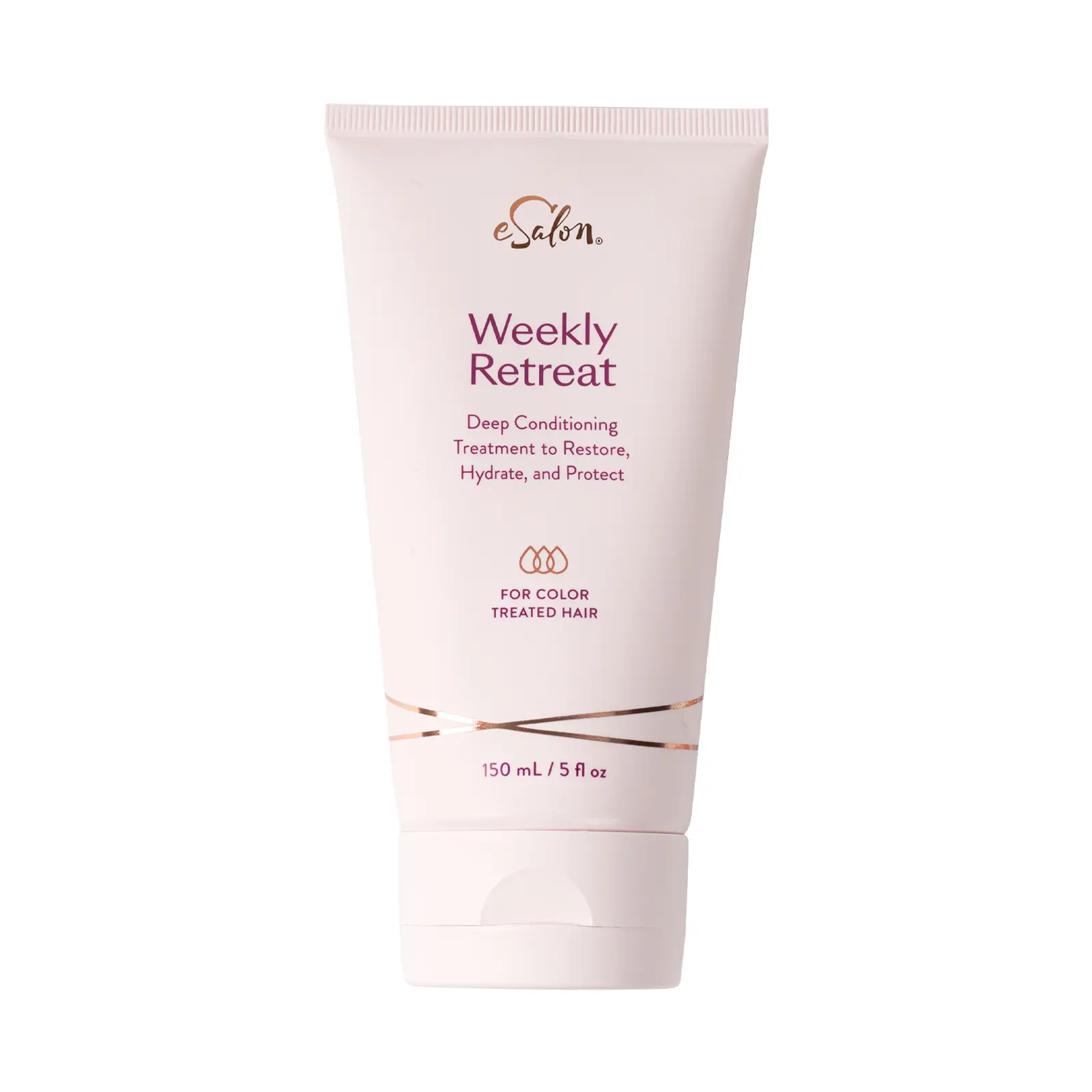 eSalon Weekly Retreat Deep Conditioning Hair Mask 5 fl oz, Moisturizing Mask for Deep Haircare Hydration