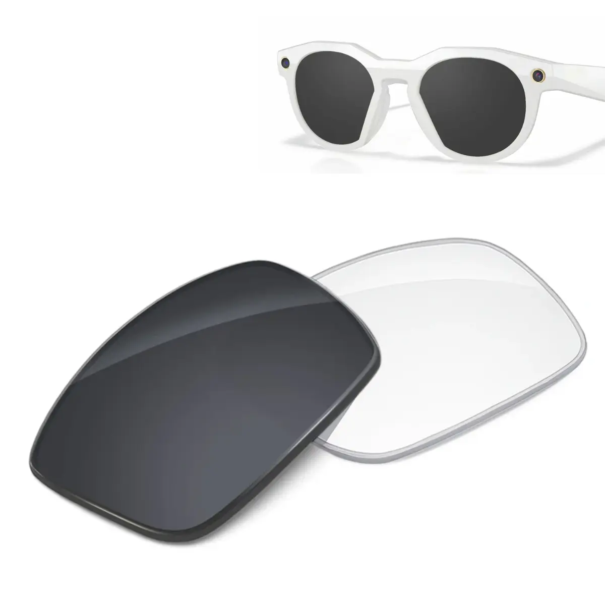 LIFEART Replacement Lenses Compatible with Oakley Meta HSTN OW8002